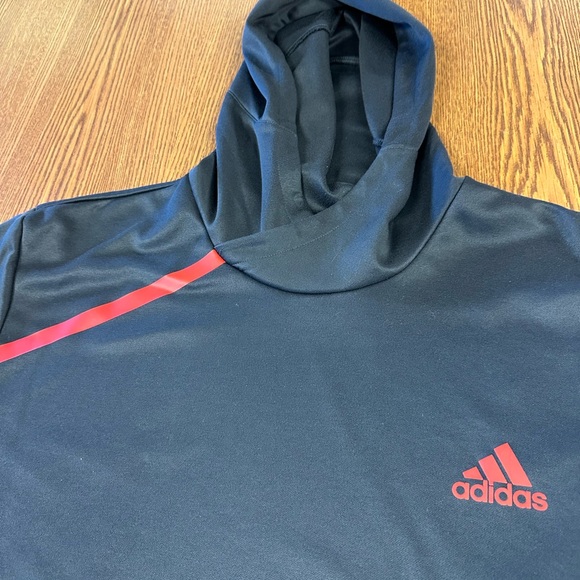 Adidas Hoodie Short Sleeve 2XL - Picture 4 of 5